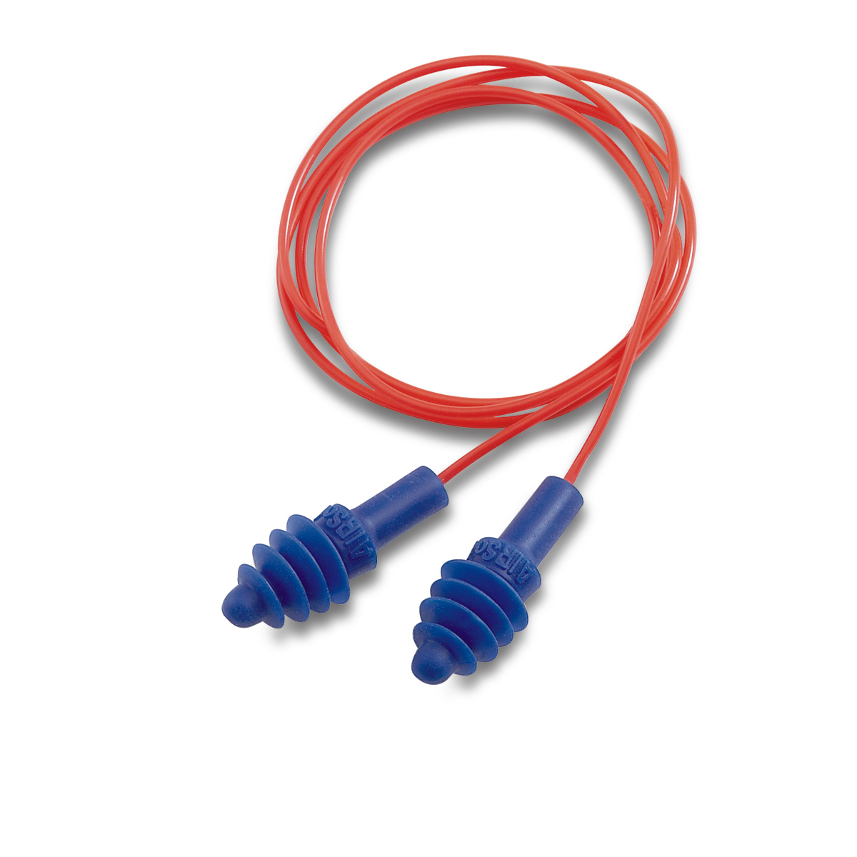 Honeywell Howard Leight®/AIRSoft® Flange Molded Thermoplastic Elastomer Corded Earplugs (Polybag)