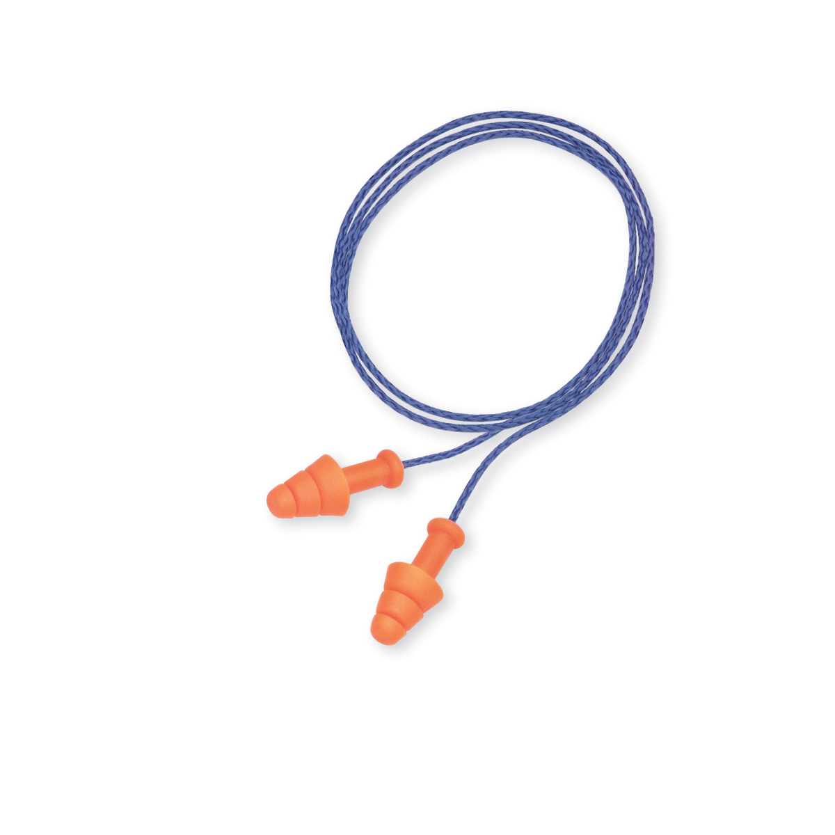 Honeywell Howard Leight®/SmartFit® Flange Thermoplastic Elastomer Corded Earplugs (Hear Pack) With Nylon Cord