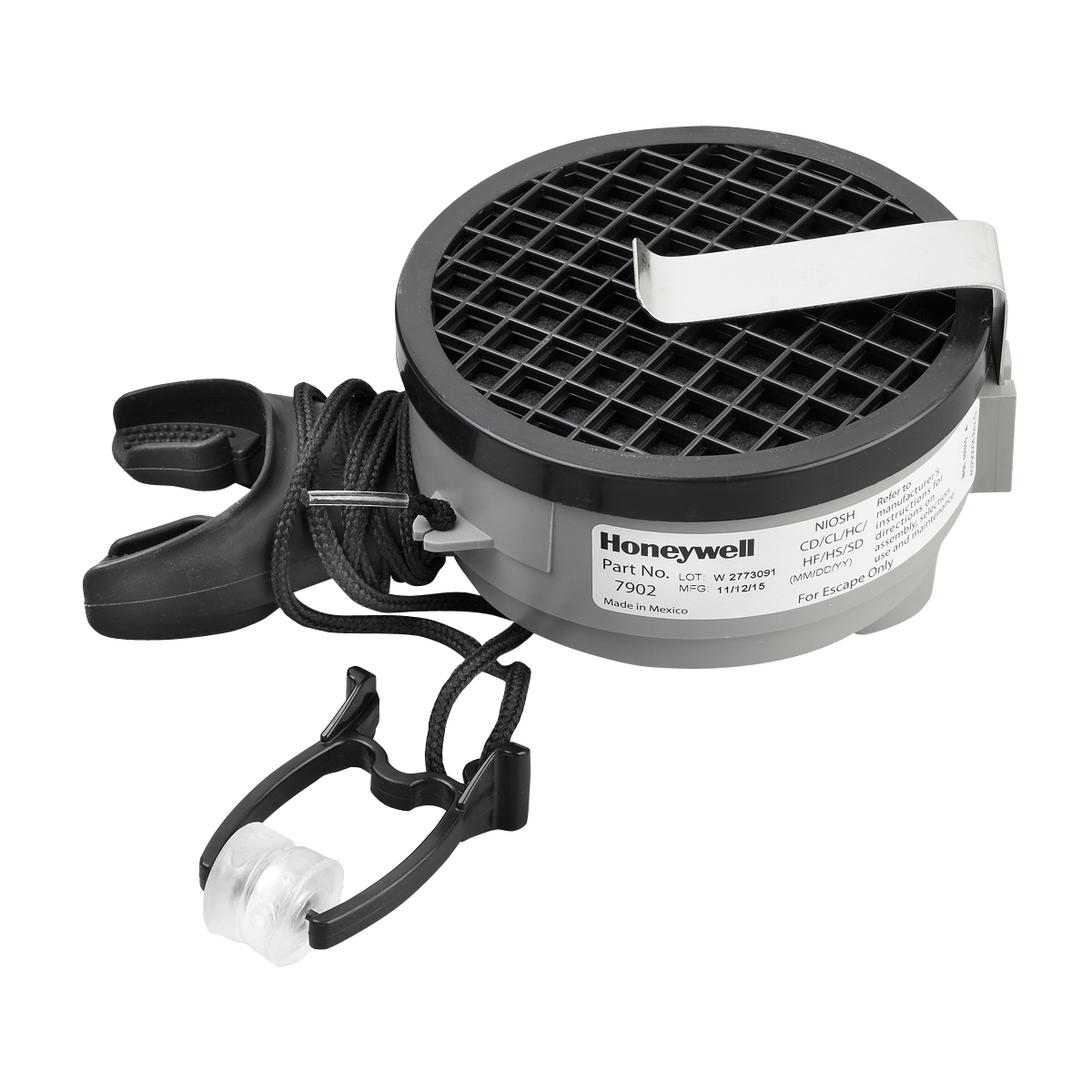 Honeywell Medium - Large 7900 Series Mouthbit Acid Gas Escape Air Purifying Respirator (Availability restrictions apply.)