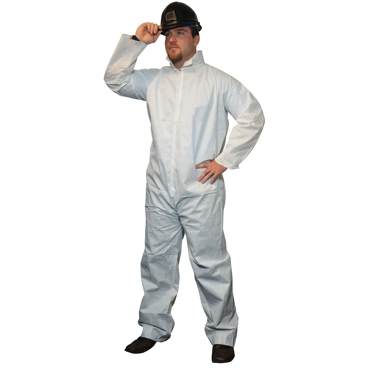 RADNOR® 3X White Polypropylene Disposable Coveralls (Availability restrictions apply.)