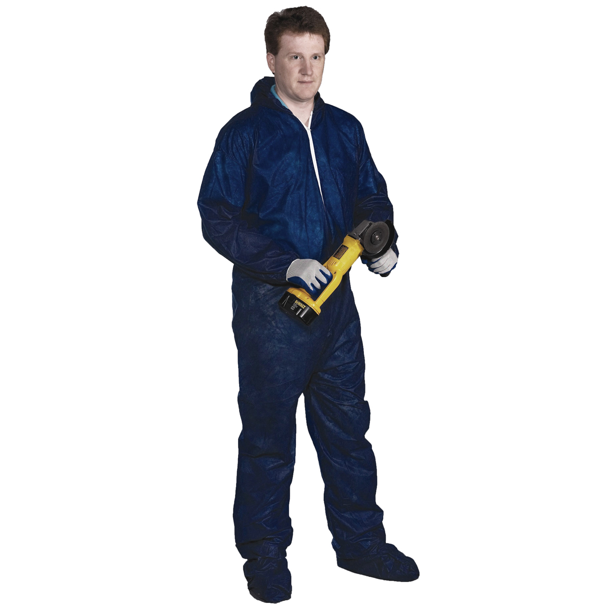 RADNOR® 3X Blue Polypropylene Disposable Coveralls (Availability restrictions apply.)