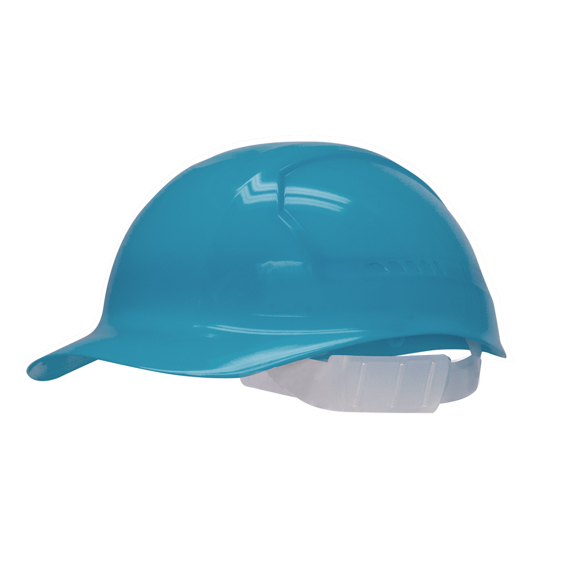 Bullard® Blue HDPE Cap Style Bump Cap With Slidelock Suspension