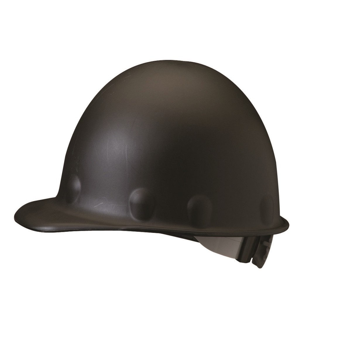 Honeywell Black Fibre-Metal® Roughneck P2 Fiberglass Cap Style Hard Hat With SuperEight® Rachet/8 Point Ratchet Suspension