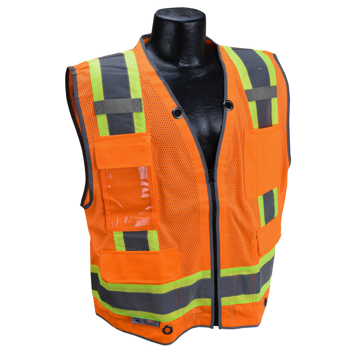 Radians, Inc. 2X Hi-Viz Orange RadWear™ Polyester Mesh/Polyester Tricot Vest