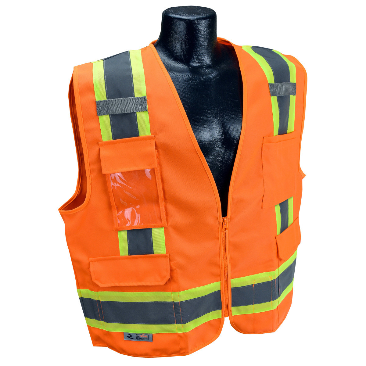 Radians, Inc. X-Large Hi-Viz Orange RadWear™ Polyester Woven Twill Vest