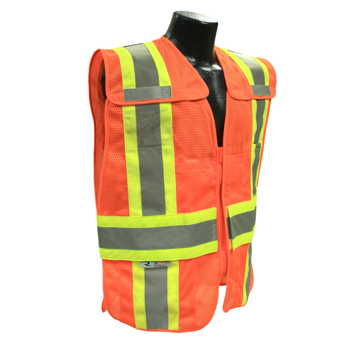 Radians, Inc. 3X - 5X Hi-Viz Orange RadWear™ Polyester Mesh Vest