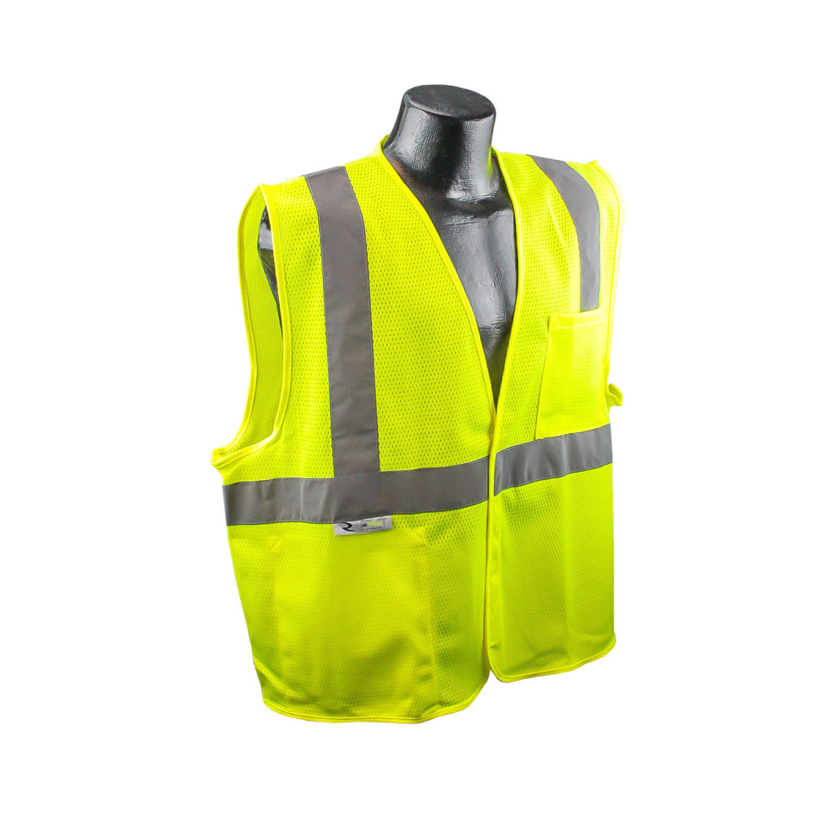 Radians, Inc. Medium Hi-Viz Green RadWear™ 100% Polyester Mesh Vest