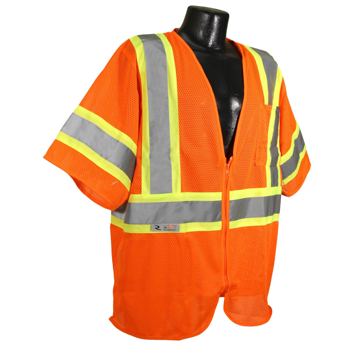 Radians Inc. 3X HiViz Orange RadWear Polyester Mesh V RN2SV22-3ZOM-3X for sale online at autumn supply
