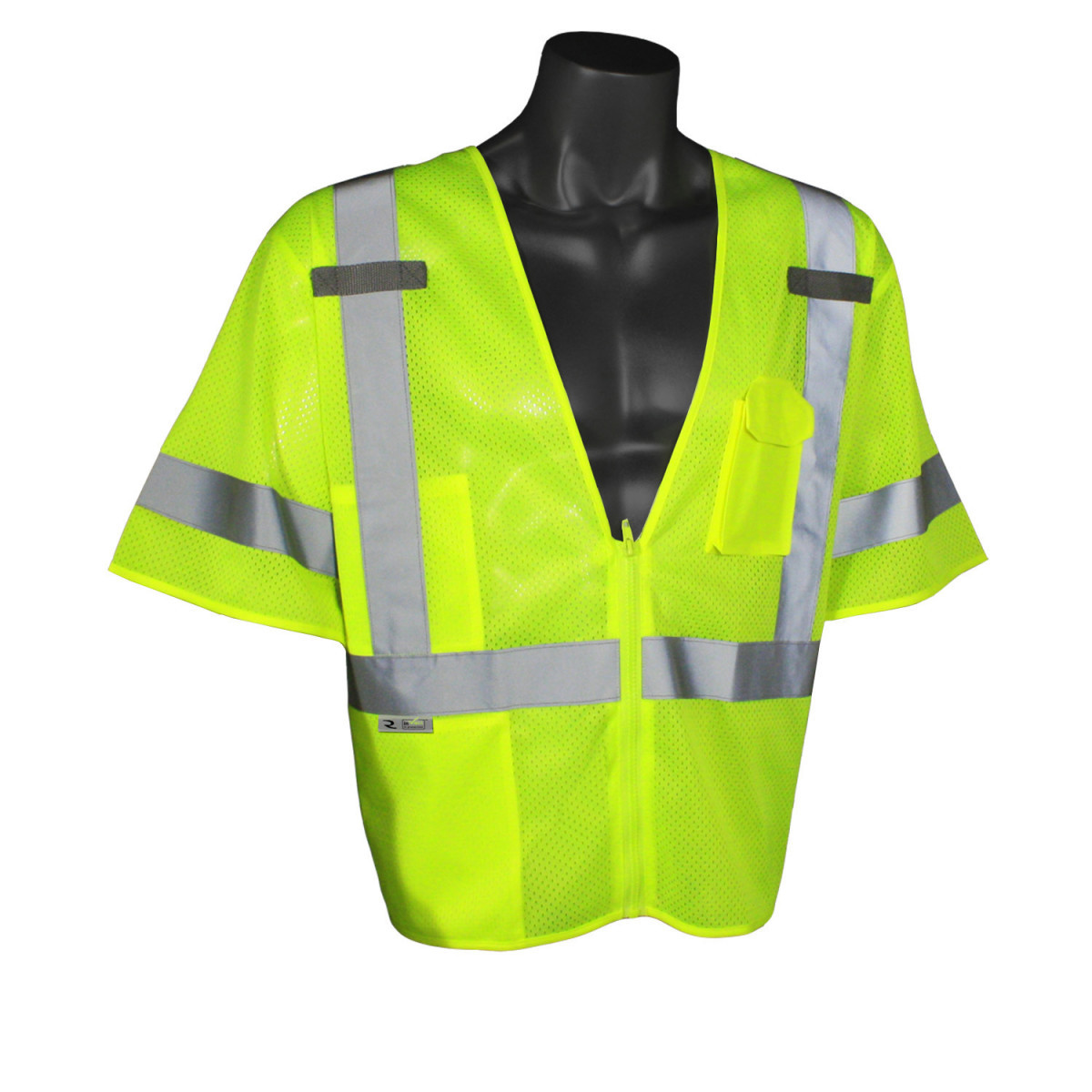 Radians, Inc. 2X - 3X/2X/3X Hi-Viz Green RadWear™ 100% Polyester Mesh Vest