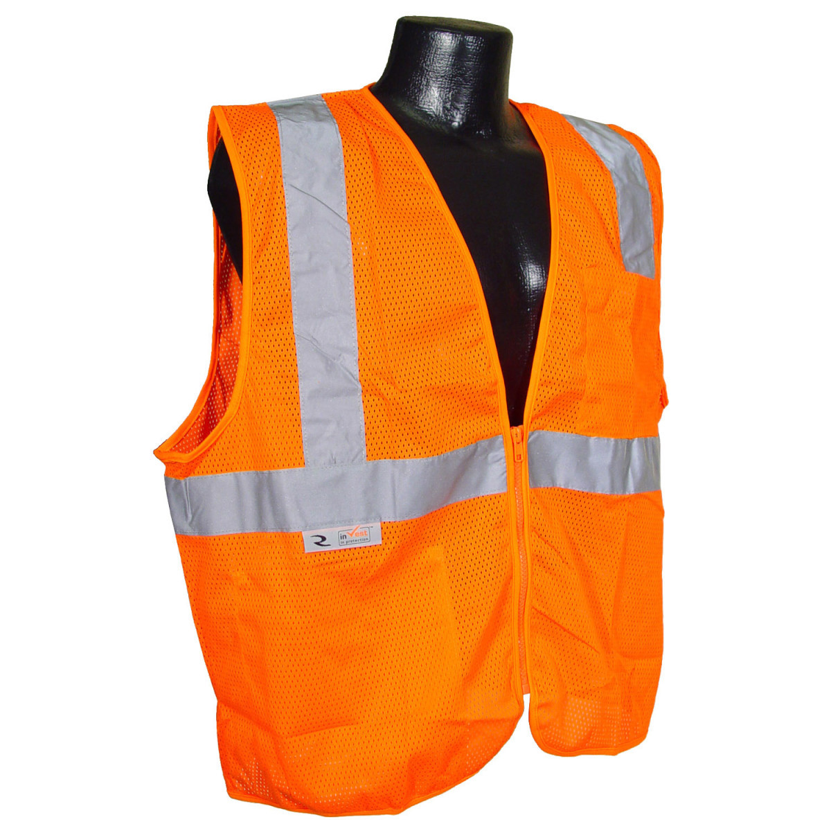 Radians, Inc. Medium Hi-Viz Orange RadWear™ Self Extinguishing Polyester Mesh Vest