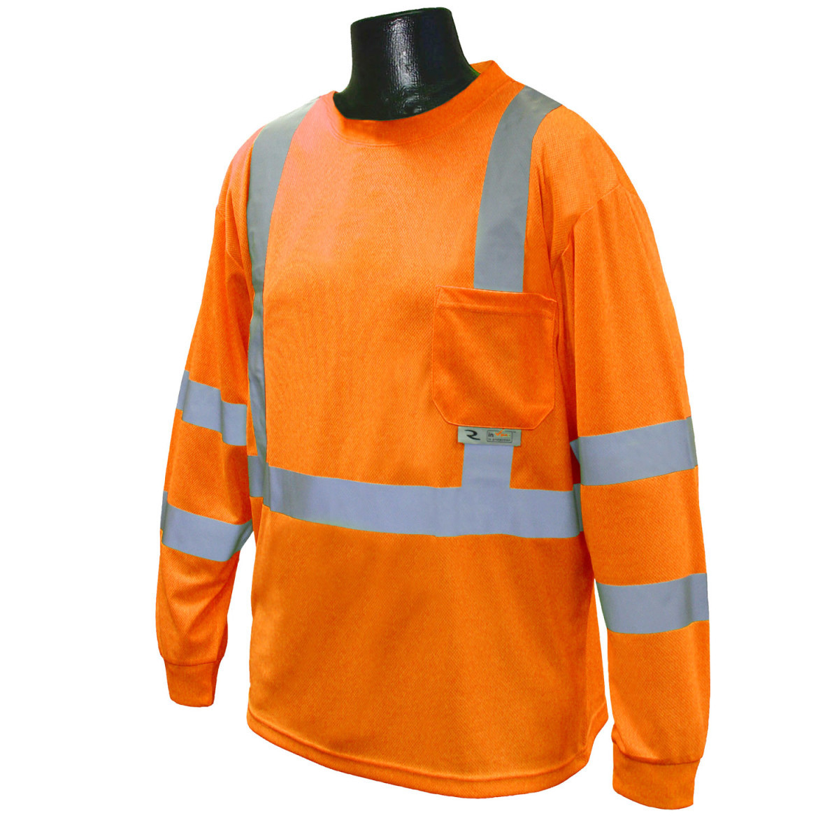 Radians, Inc. Large Hi-Viz Orange RadWear™ Moisture Wicking Birdseye Mesh T-Shirt