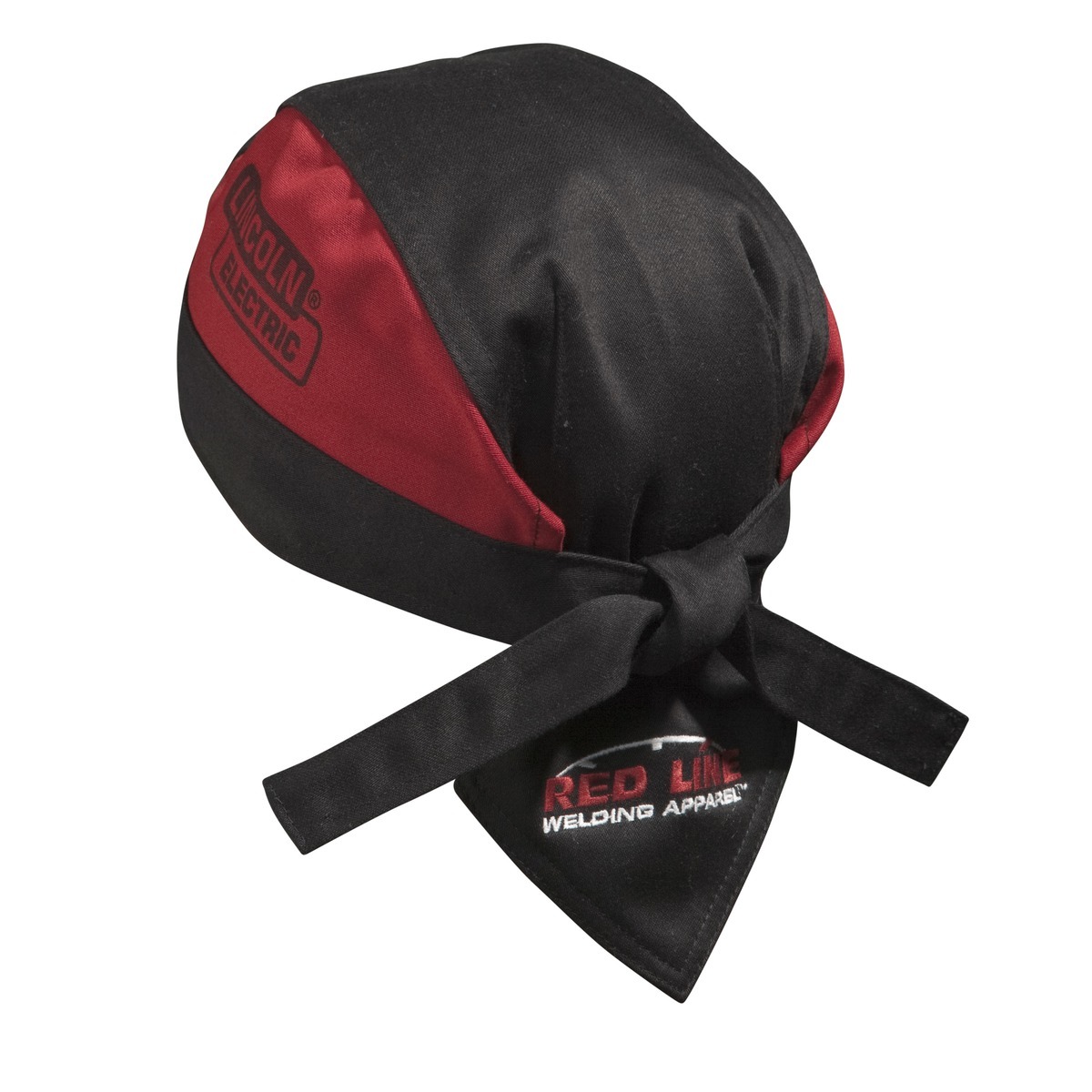 Lincoln Electric® Black And Red Flame Retardant Welder's Doo Rag Bandana