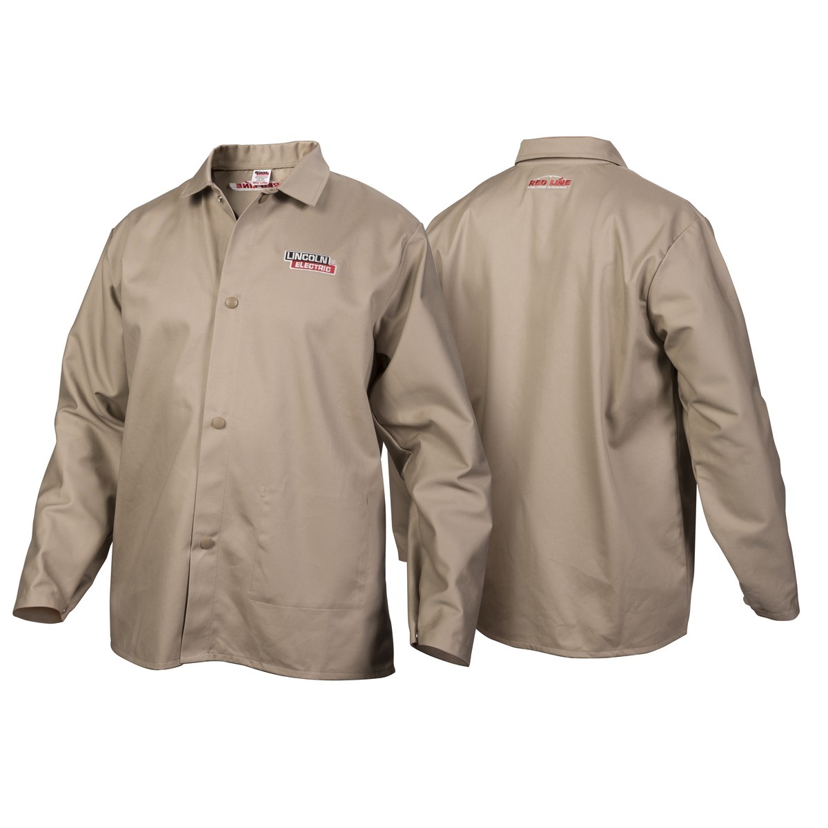 Lincoln Electric® 2X Khaki 9 Ounce Cotton Flame Resistant Jacket