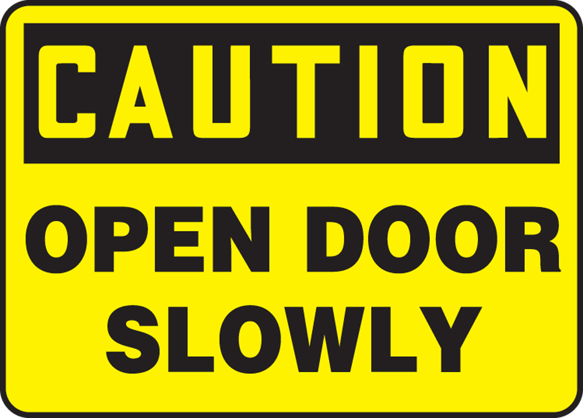 Accuform 7 X 10 Black And Yellow Plastic Safety Signs A81MABR603VP for sale online at autumn supply