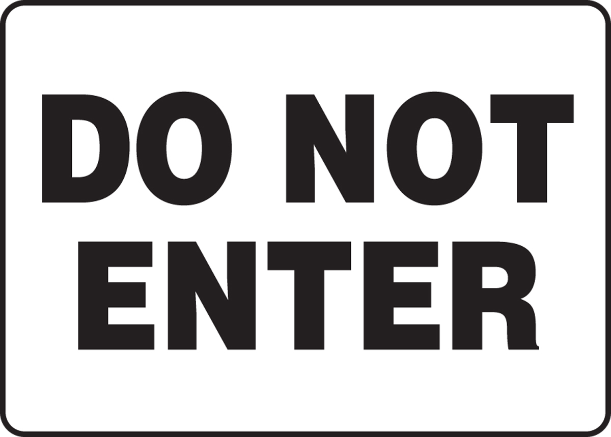 Accuform 7 X 10 Black And White Plastic Safety Signs A81MADM488VP for sale online at autumn supply