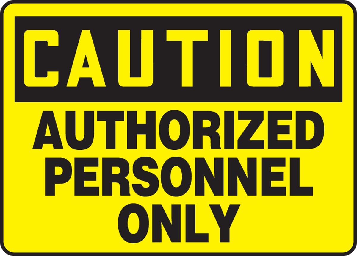 Accuform 10 X 14 Black And Yellow Plastic Safety Sign A81MADM602VP for sale online at autumn supply