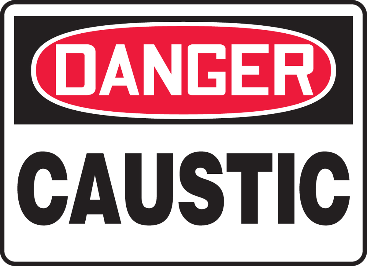Accuform 7 X 10 Red Black And White Plastic Safety Si A81MCHL075VP for sale online at autumn supply