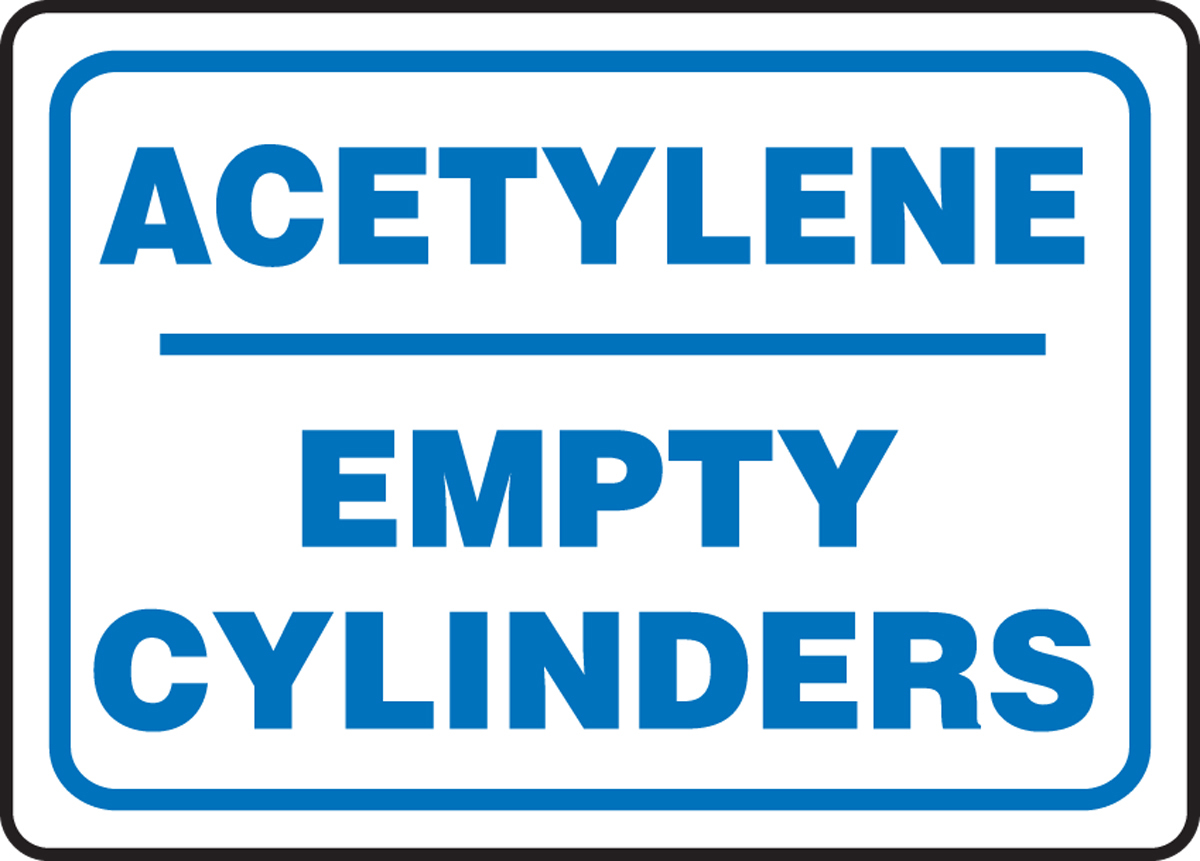 Accuform 7 X 10 Blue And White AlumaLite Safety Signs A81MCPG562XL for sale online at autumn supply