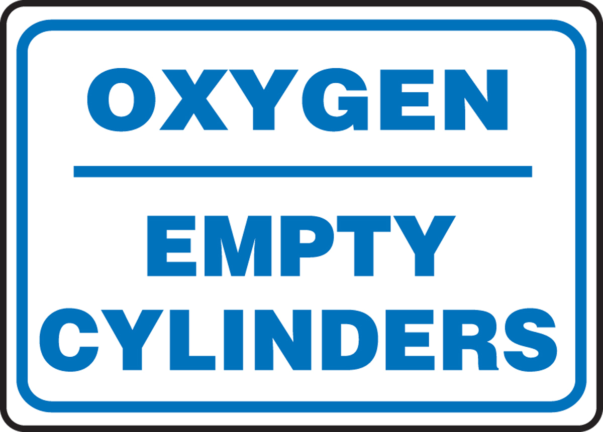 Accuform 7 X 10 Blue And White AlumaLite Safety Signs A81MCPG572XL for sale online at autumn supply