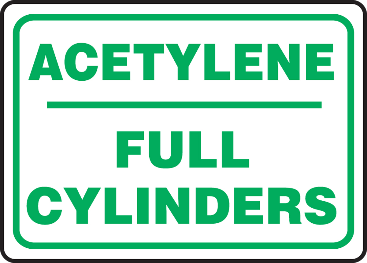 Accuform 7 X 10 Green And White AlumaLite Safety Sign A81MCPG563XL for sale online at autumn supply
