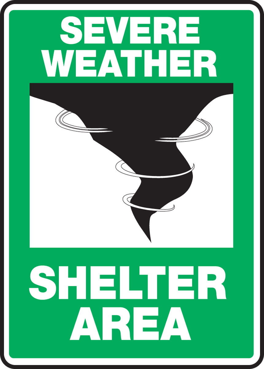 Accuform 14 X 10 White Black And Green Plastic Safety A81MFEX524VP for sale online at autumn supply