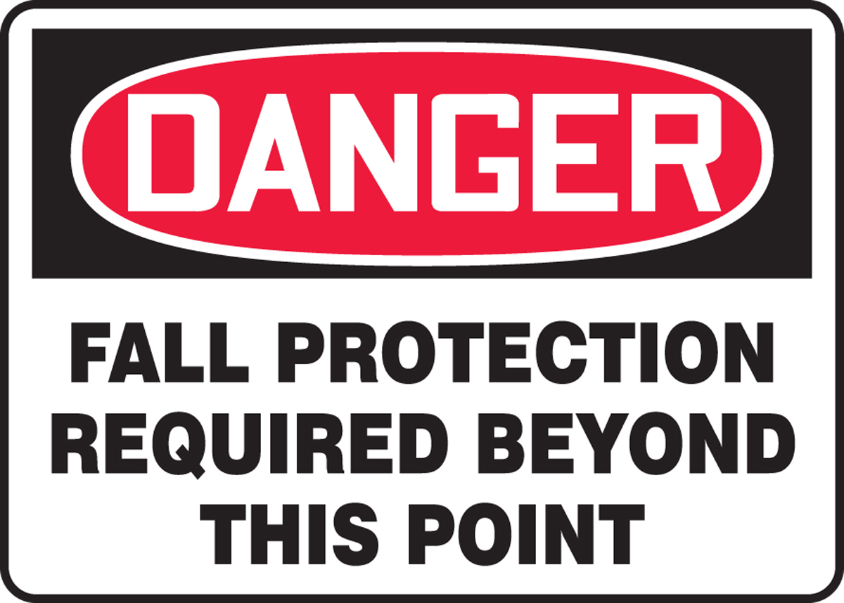 Accuform 10 X 14 Red Black And White Plastic Safety S A81MFPR105VP for sale online at autumn supply