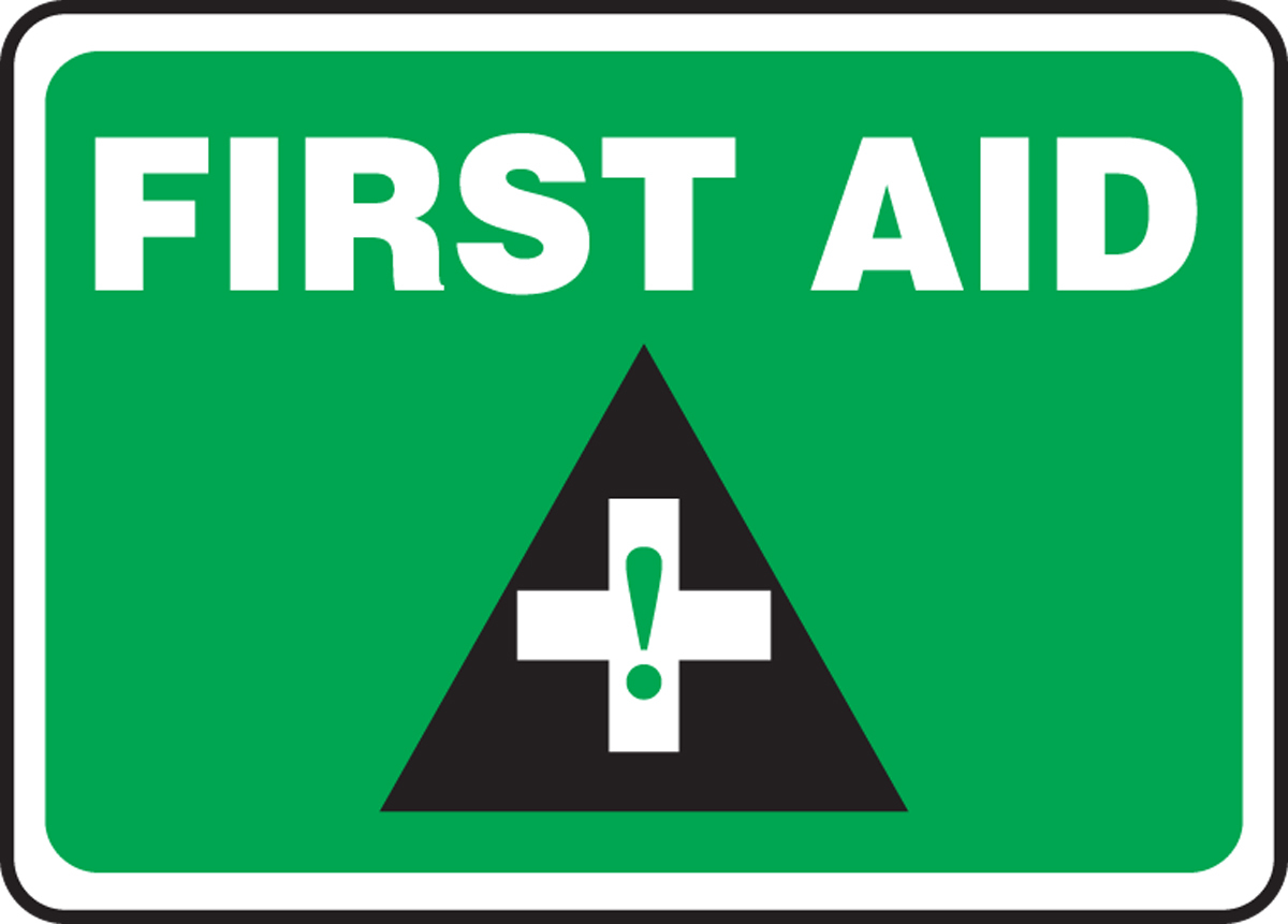 Accuform 7 X 10 White Black And Green Plastic Safety A81MFSD543VP for sale online at autumn supply