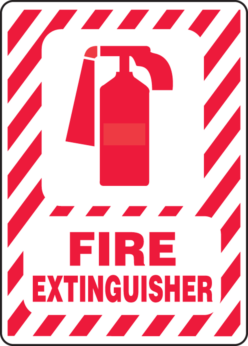 Accuform 14 X 10 White And Red Aluminum Safety Signs A81MFXG516VA for sale online at autumn supply
