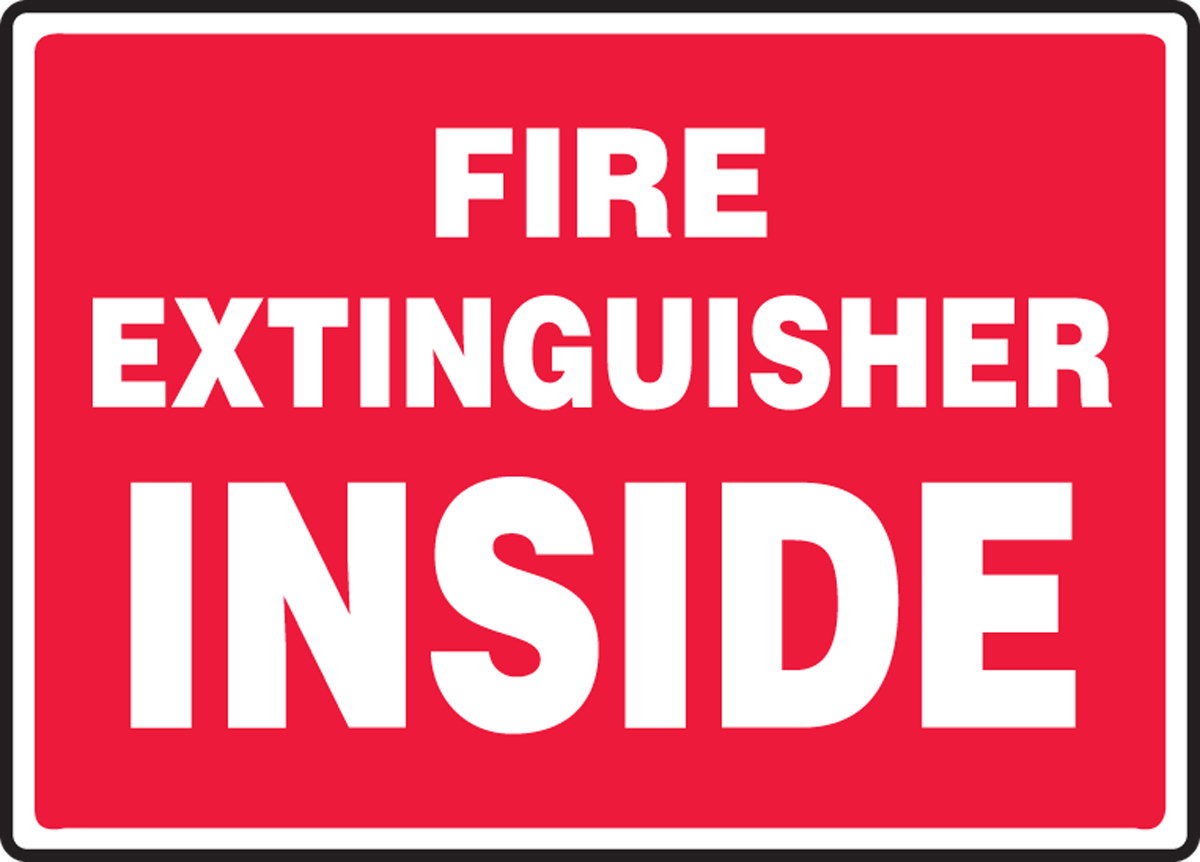 Accuform 7 X 10 White And Red Aluminum Safety Signs F A81MFXG425VA for sale online at autumn supply