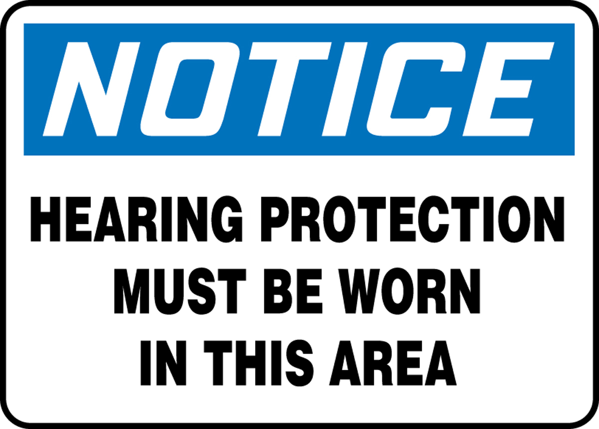 Accuform 7 X 10 Blue Black And White Plastic Safety S A81MPPE855VP for sale online at autumn supply