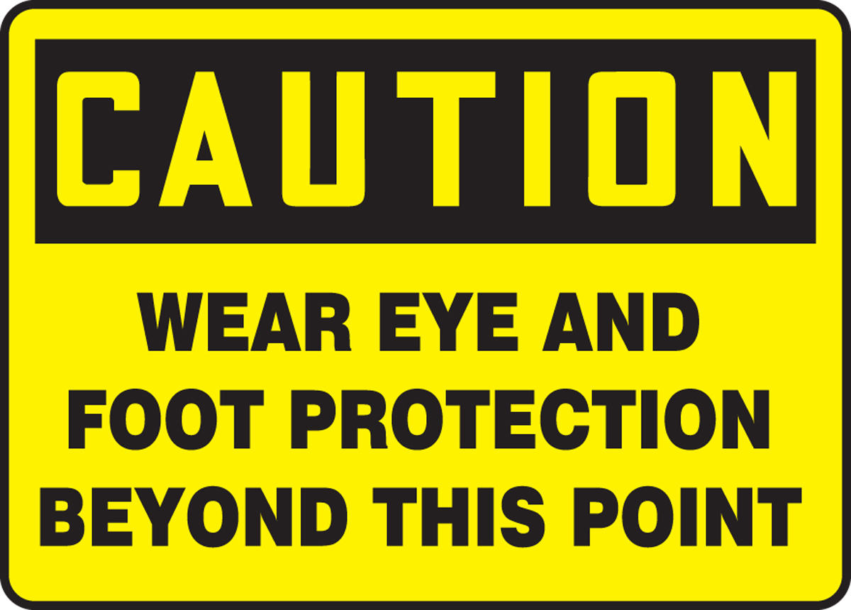 Accuform 10 X 14 Black And Yellow Aluminum Safety Sig A81MPPE419VA for sale online at autumn supply