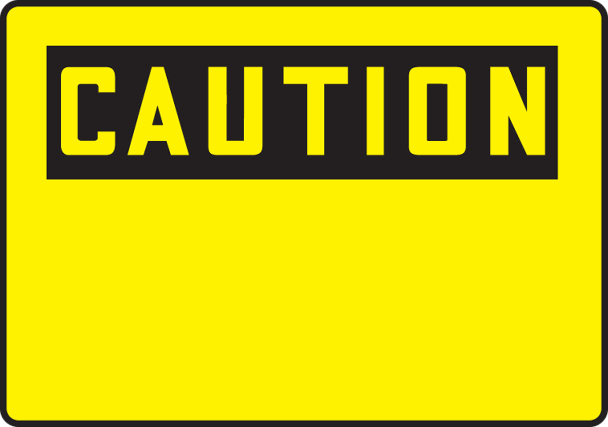 Accuform 10 X 14 Black And Yellow Plastic Safety Sign A81MRBH606VP for sale online at autumn supply