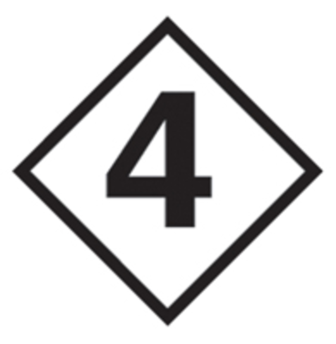 Accuform 6 Black And White 2 mil SelfAdhesive Polyest A81NAP1714 for sale online at autumn supply