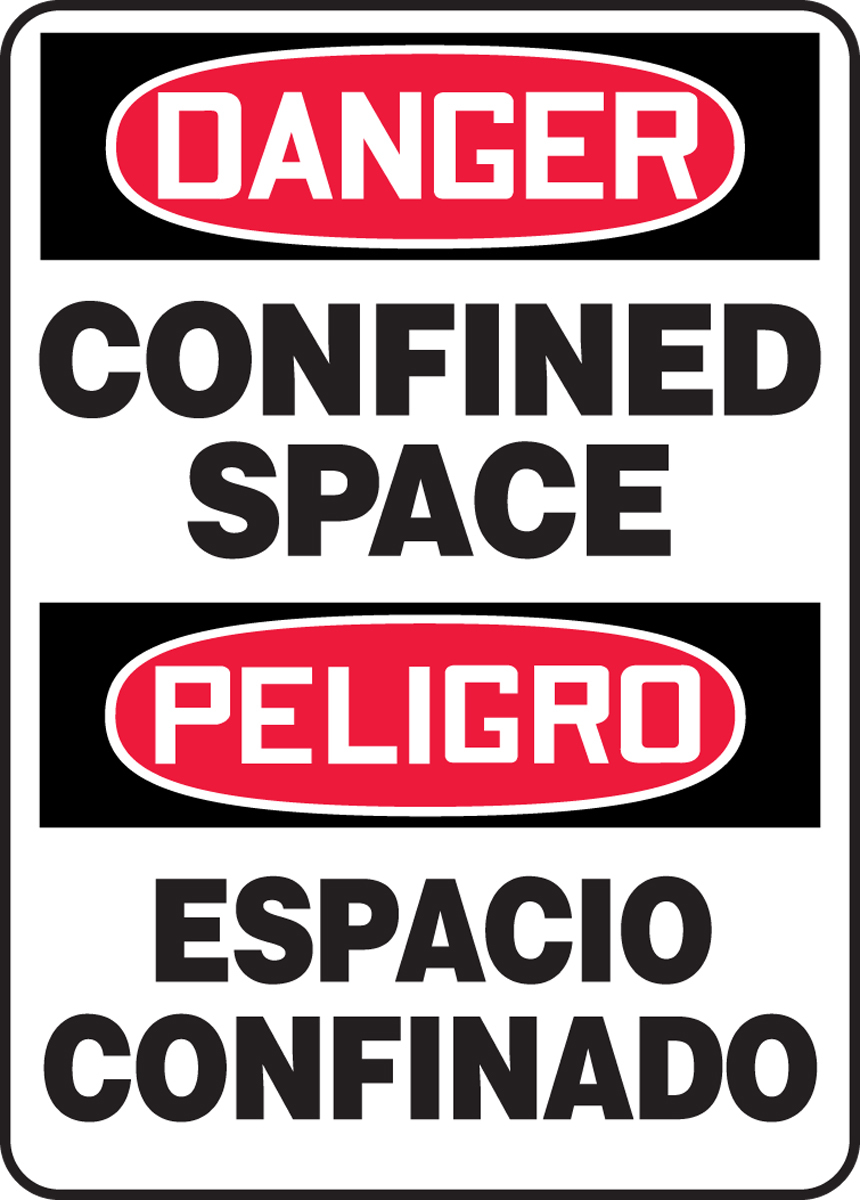 Accuform 14 X 10 Red Black And White Plastic SpanishE A81SBMCSP002VP for sale online at autumn supply