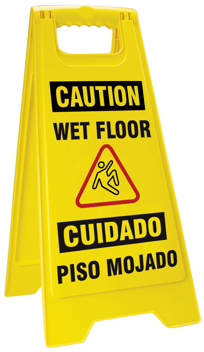 Accuform 25 X 12 Black And Yellow Plastic FOLDUPS Spa A81SBPFW424 for sale online at autumn supply