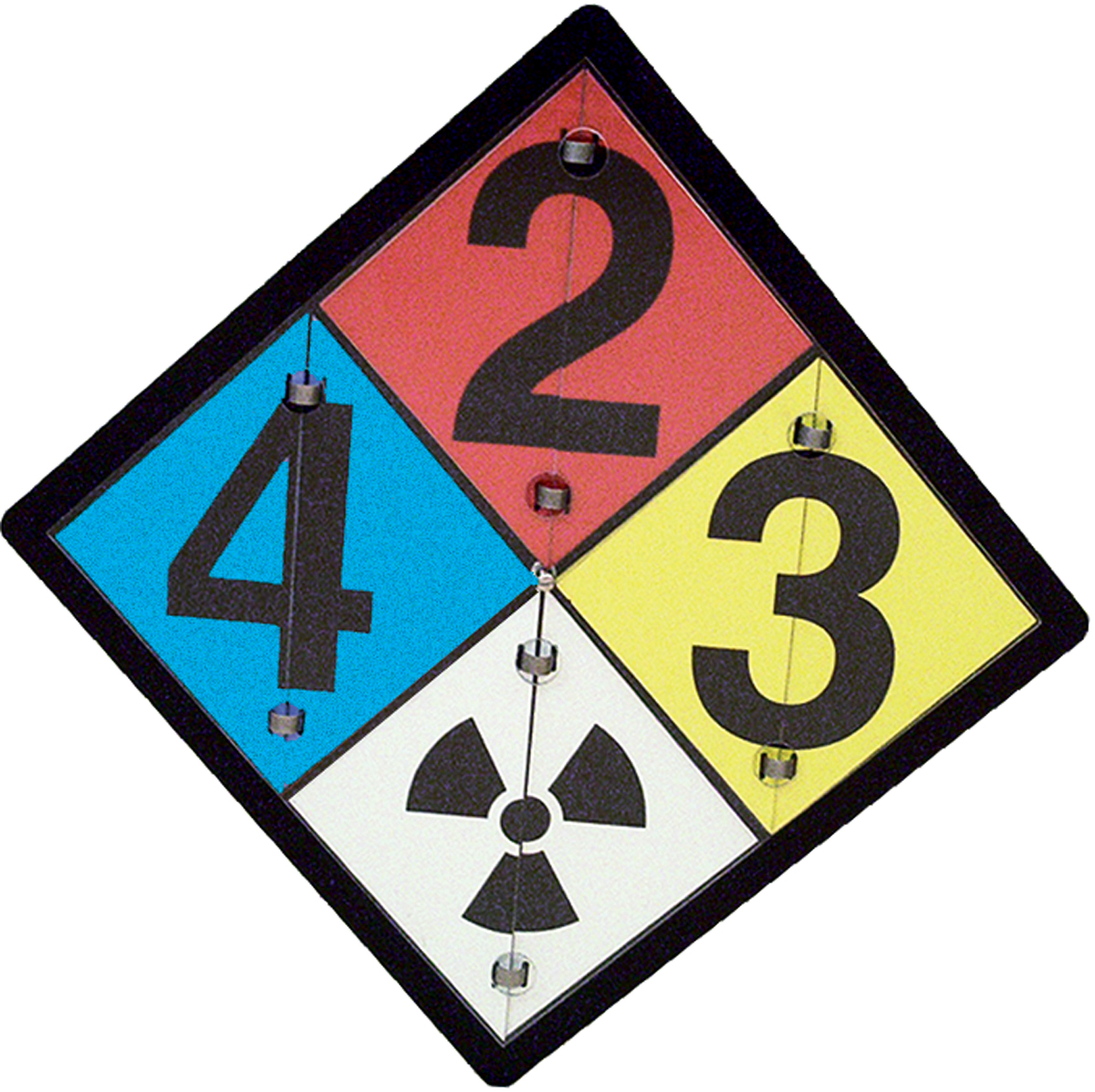 Accuform 15 12 X 15 12 Black Blue Red Yellow And Whit A81ZPF125 for sale online at autumn supply