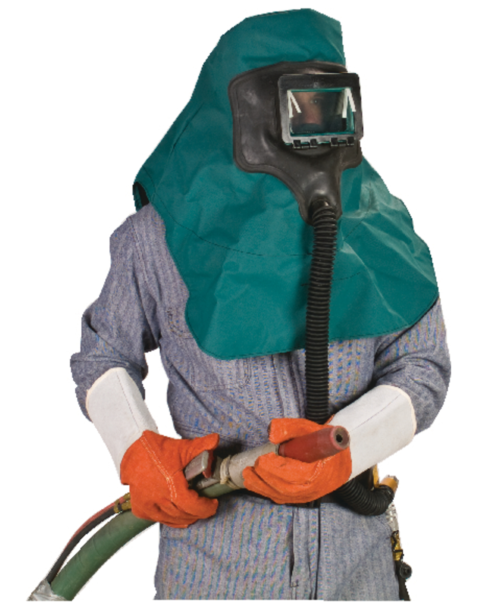 MSA Medium Hycar® Abrasi-Blast™ Supplied Air Respirator Assembly