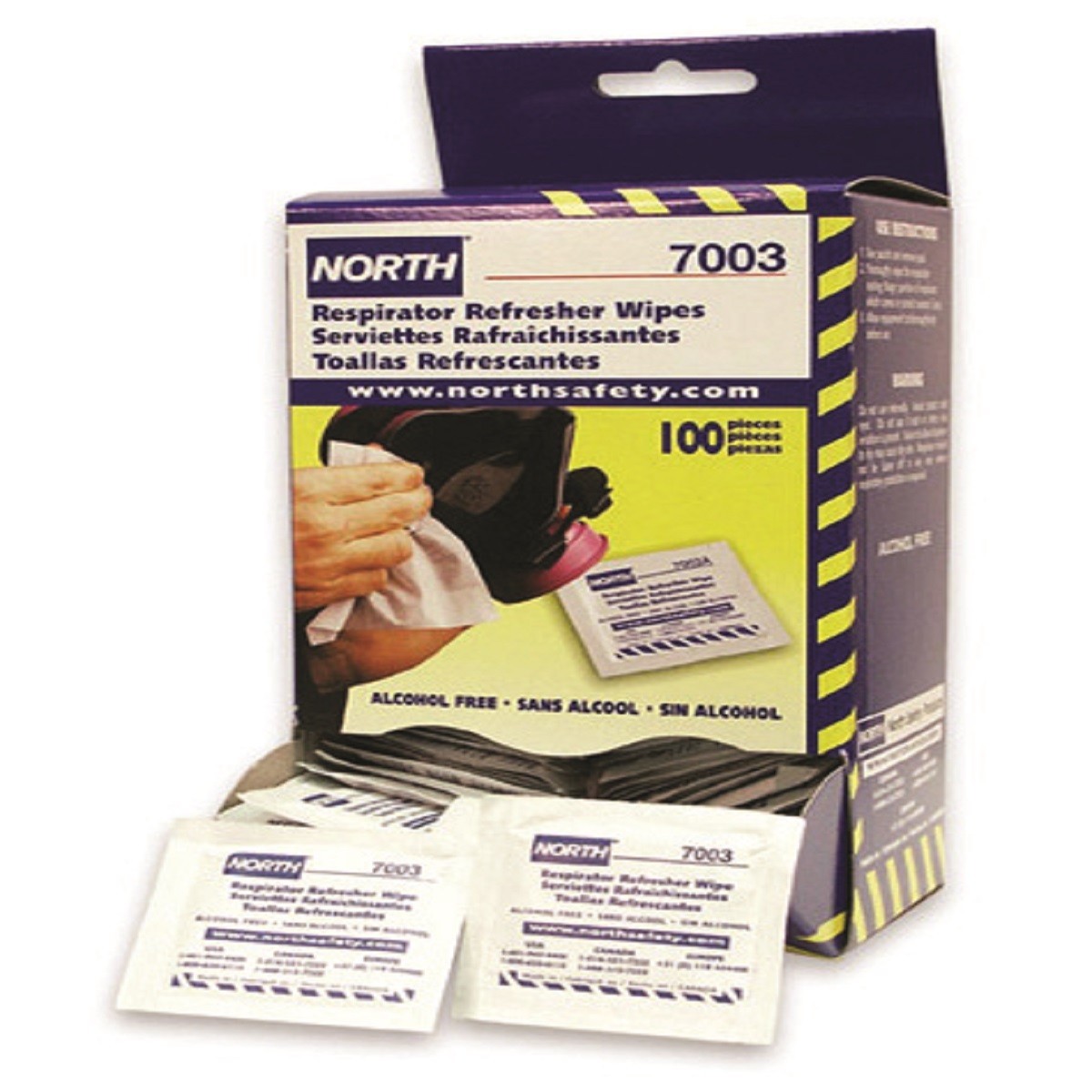 Honeywell 5 X 7 Respirator Wipes For All Respirators HON7003 for sale online at autumn supply