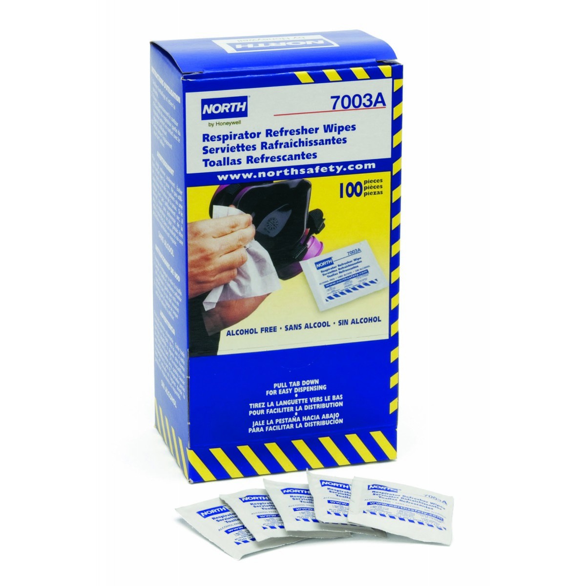 Honeywell 5 X 7 Alcohol Free Respirator Wipes For All HON7003A for sale online at autumn supply