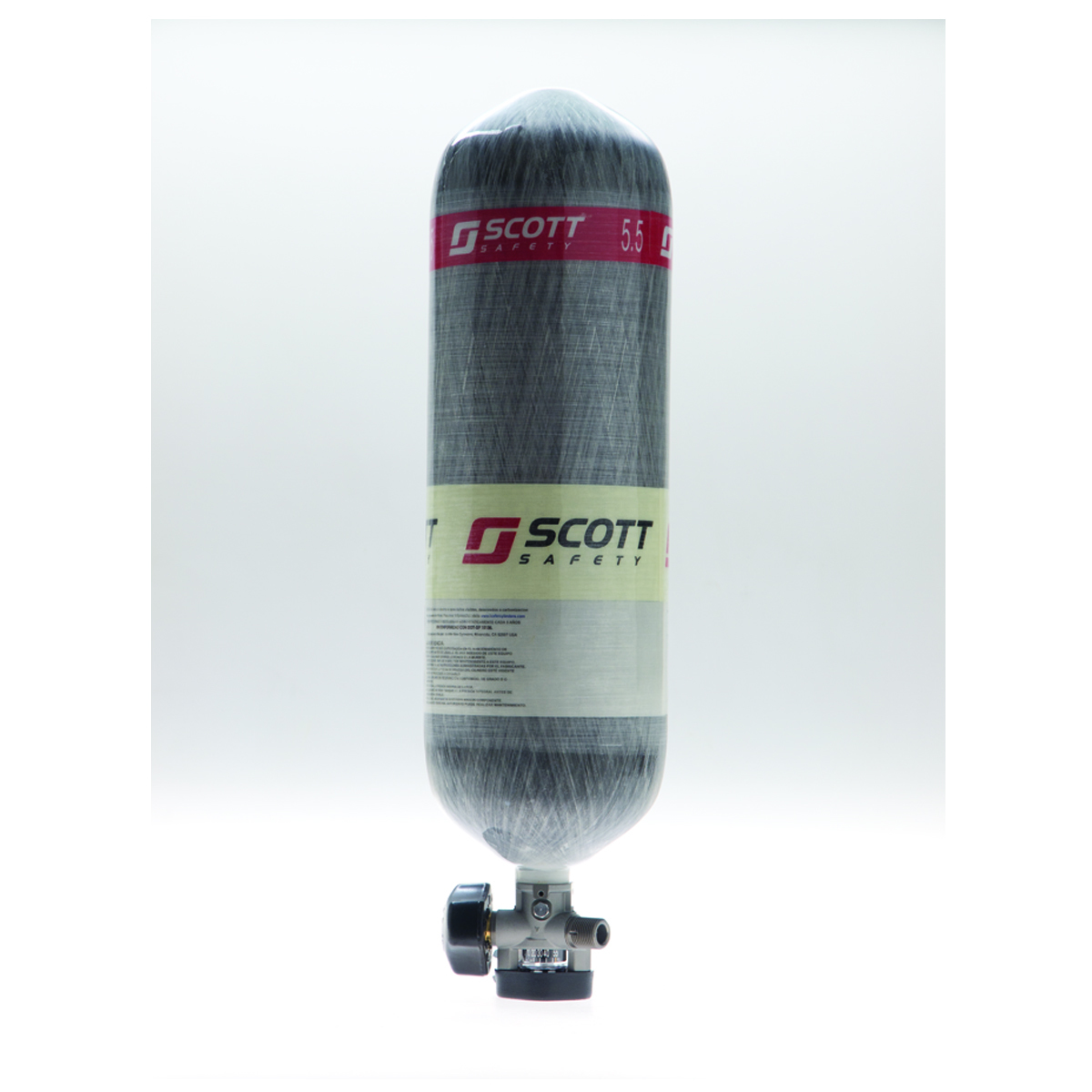 3M™ Scott™ 4500 psig Cylinder And Valve Assembly Used With ACSi