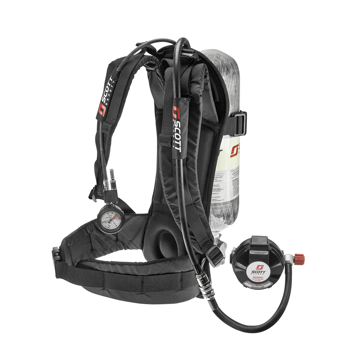 3M™ Scott™ 2216 psig ACSi SCBA Self-Contained Breathing Apparatus With Padded Backframe (Cylinder, Facepiece And Case Sold Separ 3M™ Scott™ 2216 psig ACSi SCBA Self-Contained Breathing Apparatus With Padded Backframe (Cylinder, Facepiece And Case Sold Separ