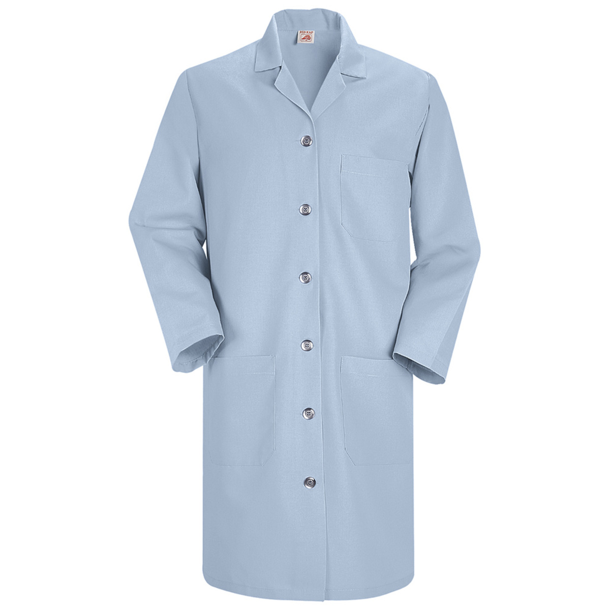 Red Kap® Medium/Regular Light Blue 5 Ounce Lab Coat With Button Closure