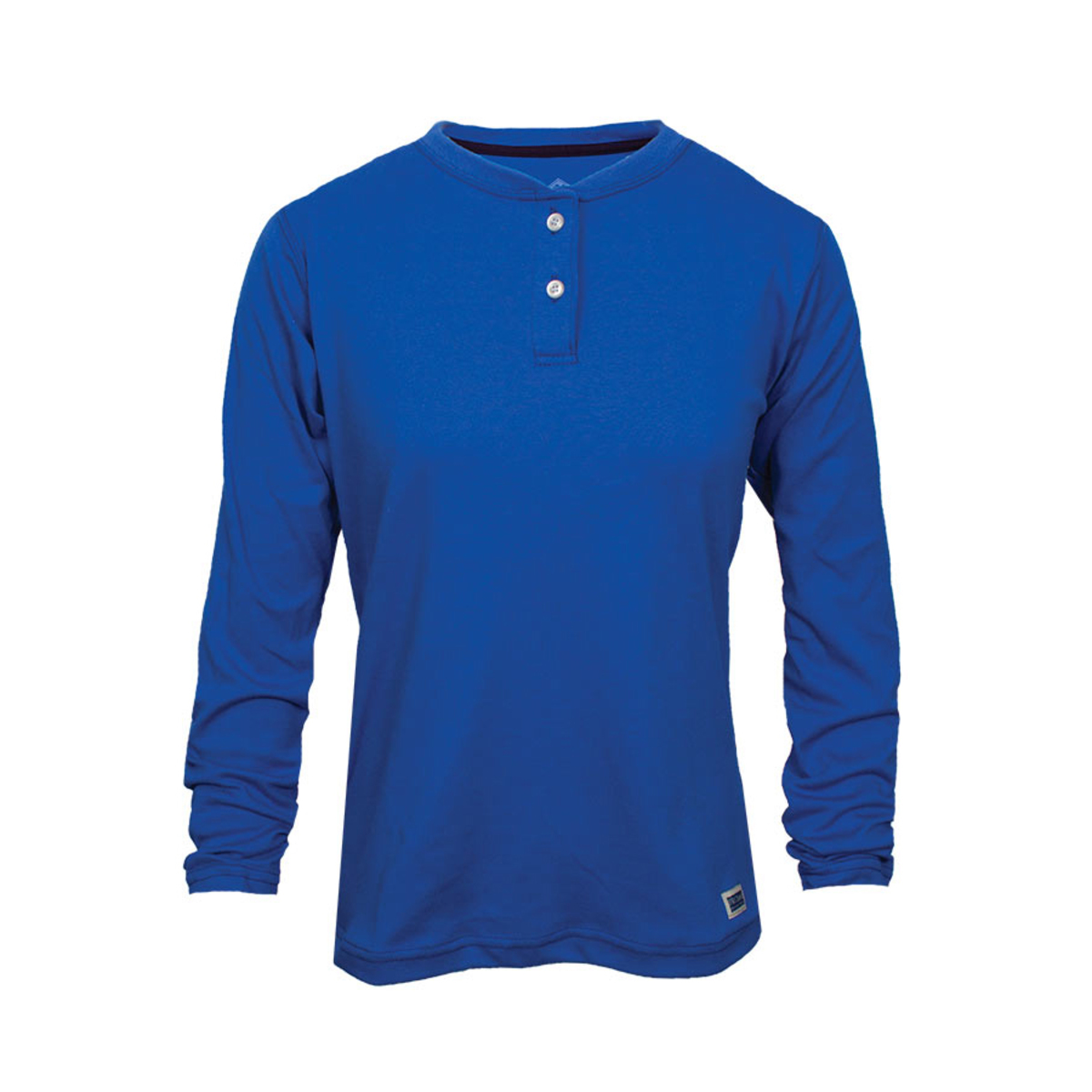 National Safety Apparel Medium Royal Blue FR Classic Cotton™ Flame Resistant Henley Shirt With Button Front Placket Closure National Safety Apparel Medium Royal Blue FR Classic Cotton™ Flame Resistant Henley Shirt With Button Front Placket Closure