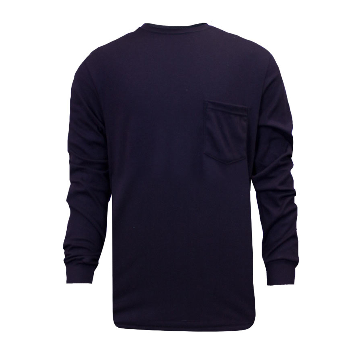National Safety Apparel Large Navy FR Classic Cotton™ Long Sleeve Flame Resistant T-Shirt National Safety Apparel Large Navy FR Classic Cotton™ Long Sleeve Flame Resistant T-Shirt