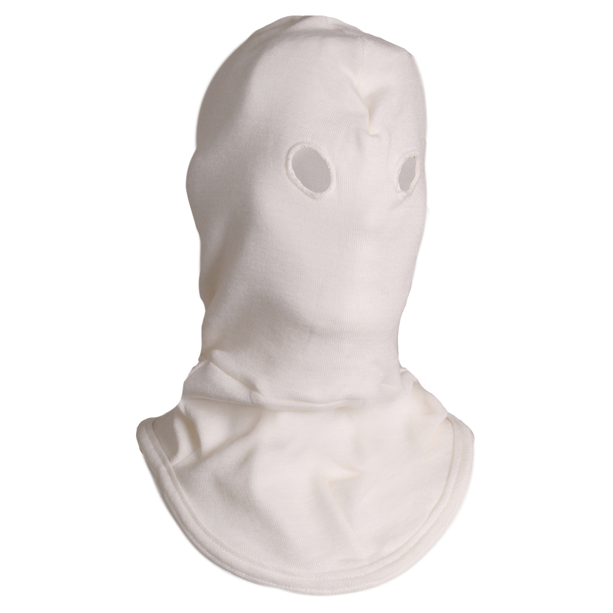 National Safety Apparel White DuPont™ Nomex® High Heat Knit Flame Resistant Hood With Small Eyeholes