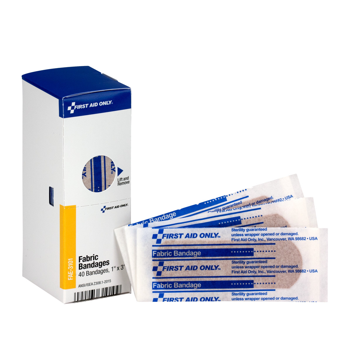 First Aid Only 1 X 3 Smart Compliance Plastic Adhesiv AU3FAE3101 for sale online at autumn supply