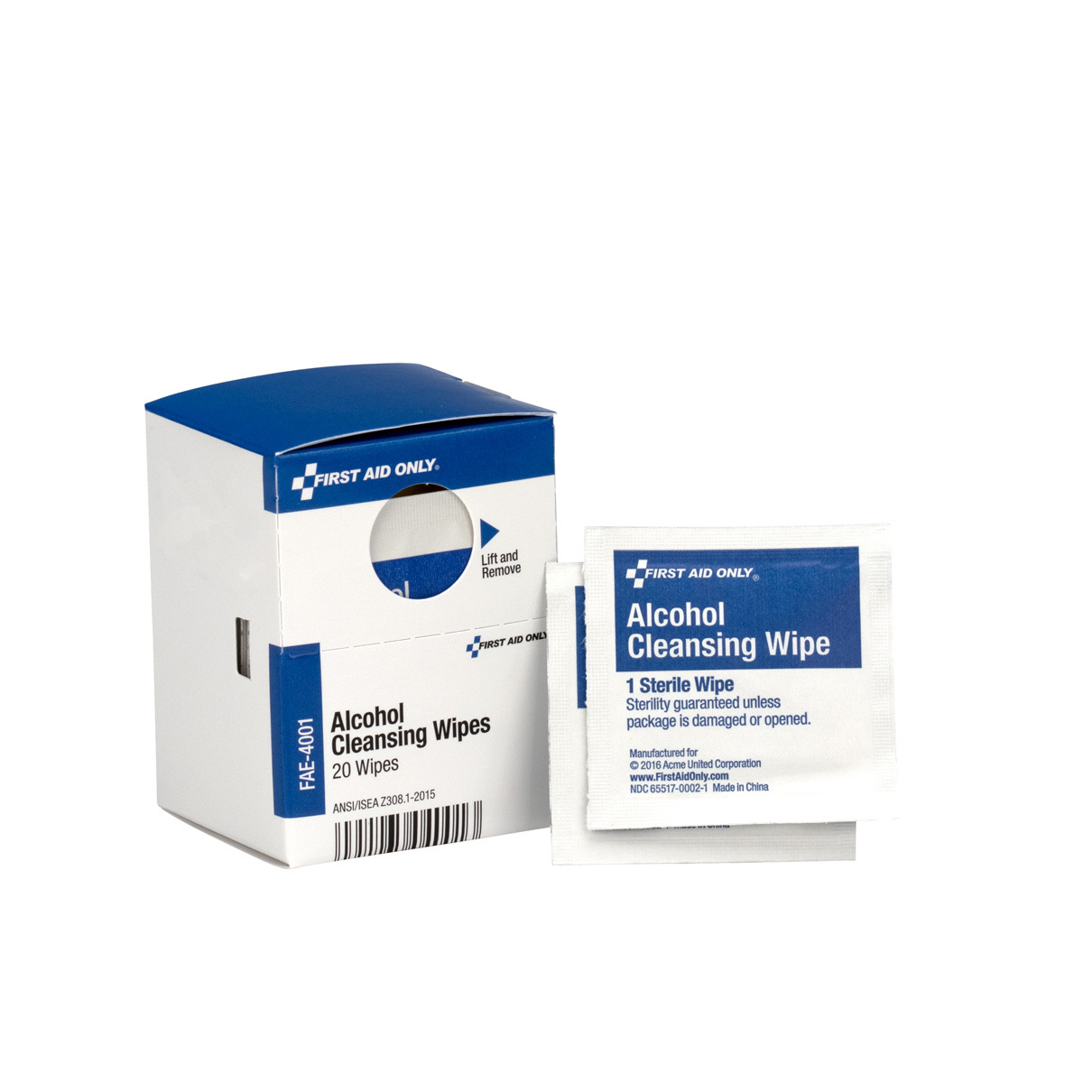 First Aid Only 2 X 2 Smart Compliance Alcohol Wipes 2 AU3FAE4001 for sale online at autumn supply