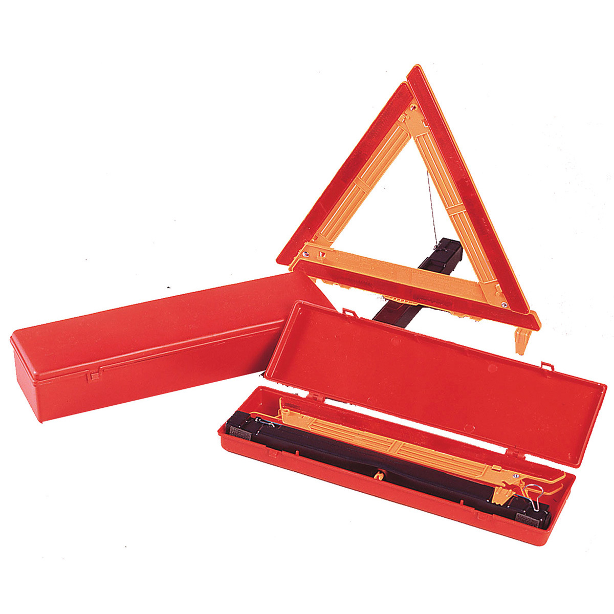 Cortina Safety Products Orange Acrylic/ABS/Polypropelene Warning Triangle