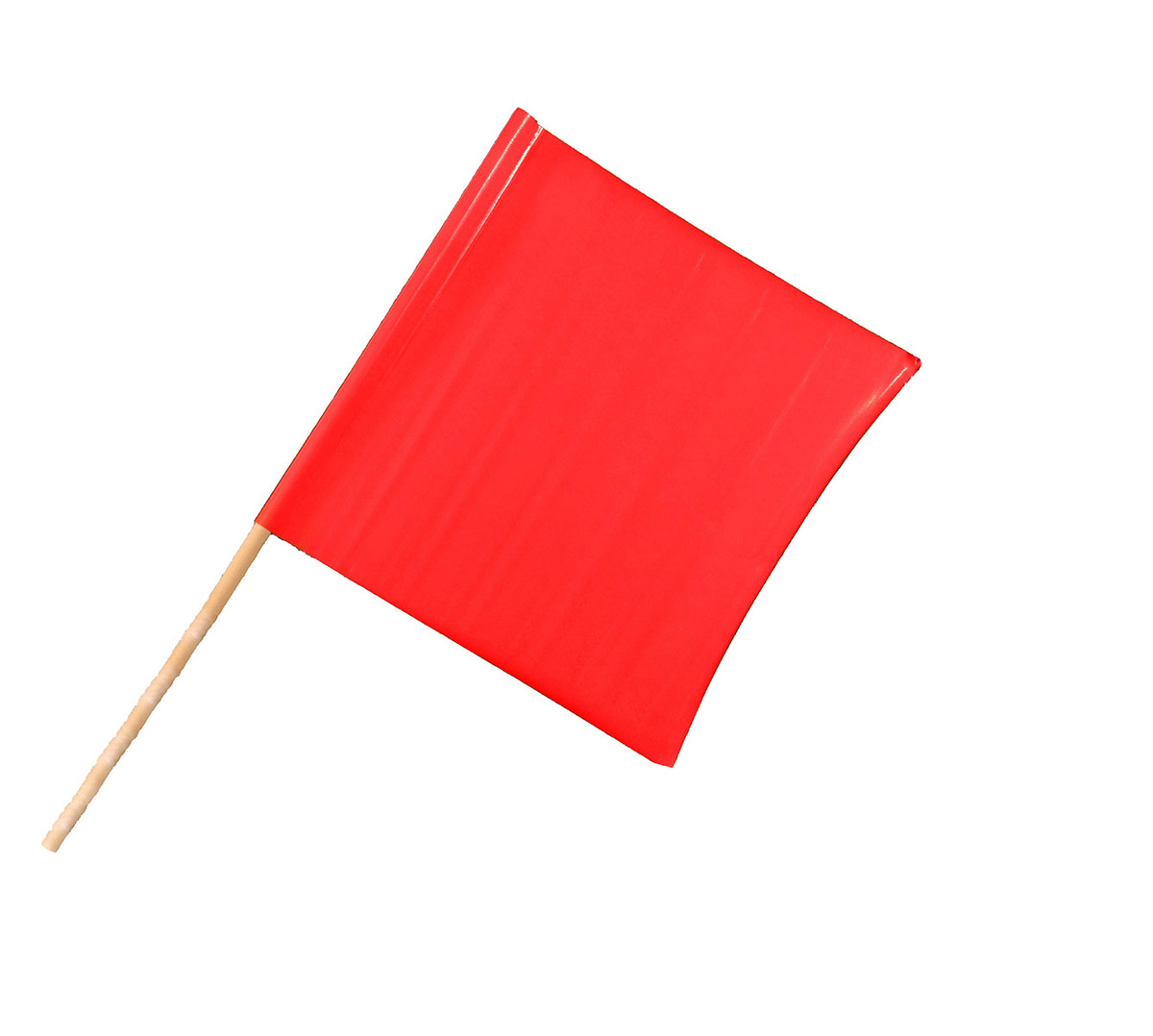Cortina Safety Products Red Vinyl Warning Flag