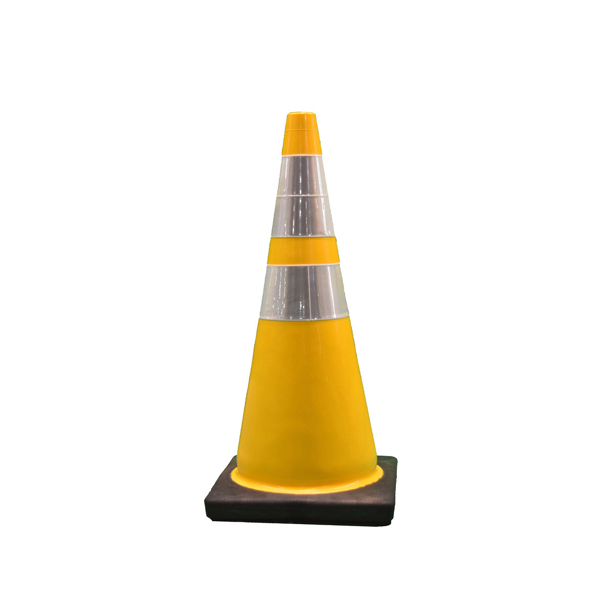 Cortina Safety Products Yellow PVC Traffic Cone CTM03-500-75 for sale online at autumn supply